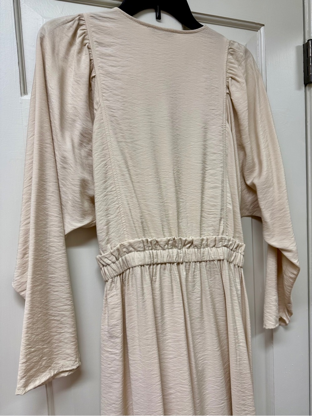 Madewell Tie-Front Paperbag Midi Dress Size L Never Worn - Picture 12 of 15